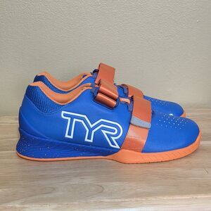 TYR L-1 Lifter Lifting Shoes Blue Orange Men's Size 9 Women's 10.5